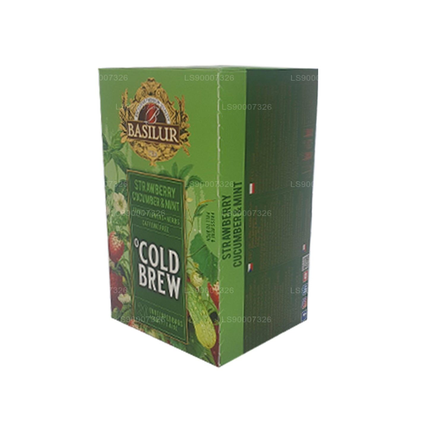 Basilur Cold Brew “草莓黄瓜和薄荷”（40 克）盒装
