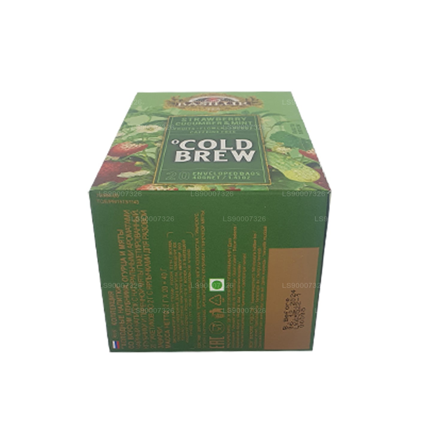 Basilur Cold Brew “草莓黄瓜和薄荷”（40 克）盒装