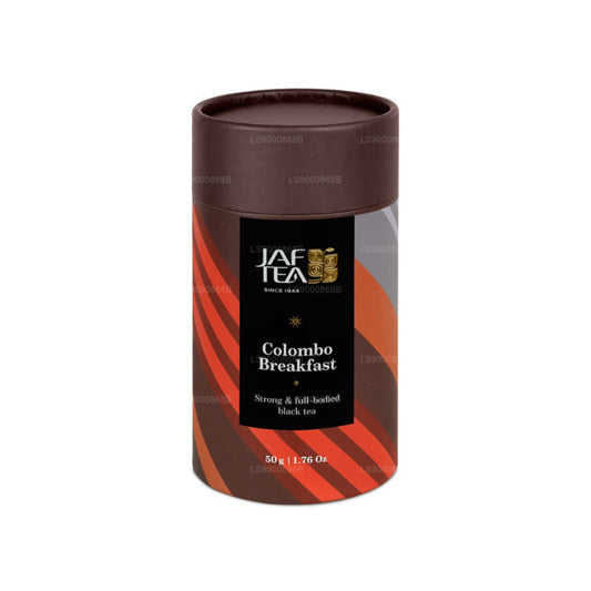Jaf Tea Colombo Breakfast - Strong and Full Bodied Black Tea Caddy (50g)