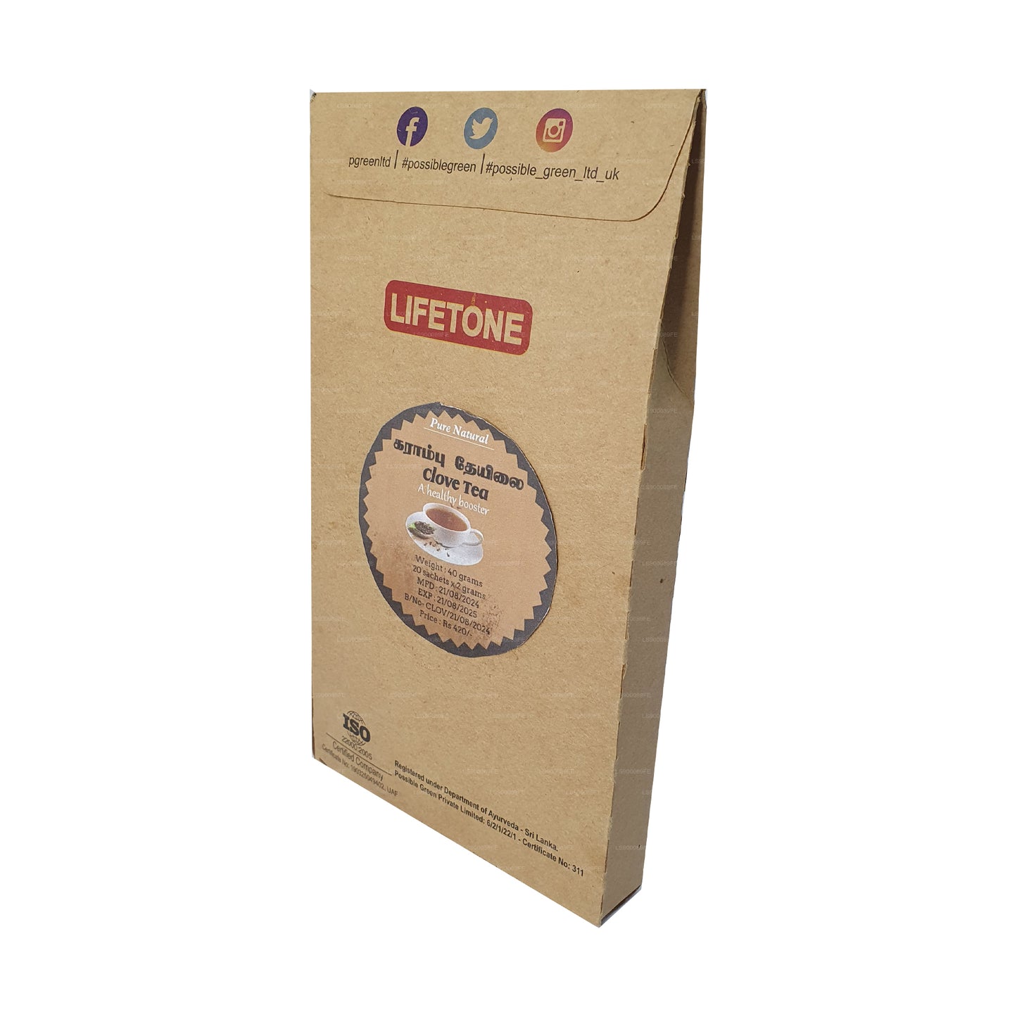 Lifetone Clove Tea (40g)
