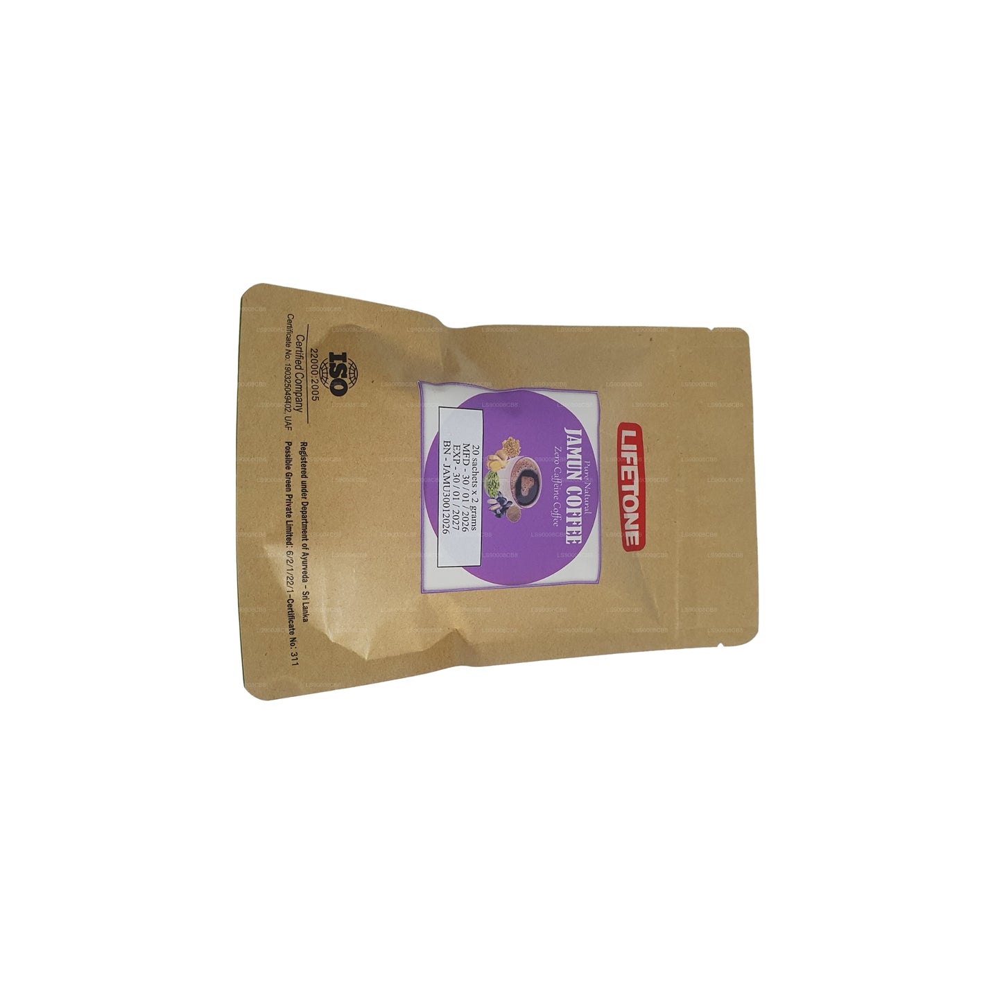 Lifetone Jamun 种子咖啡 (40g)