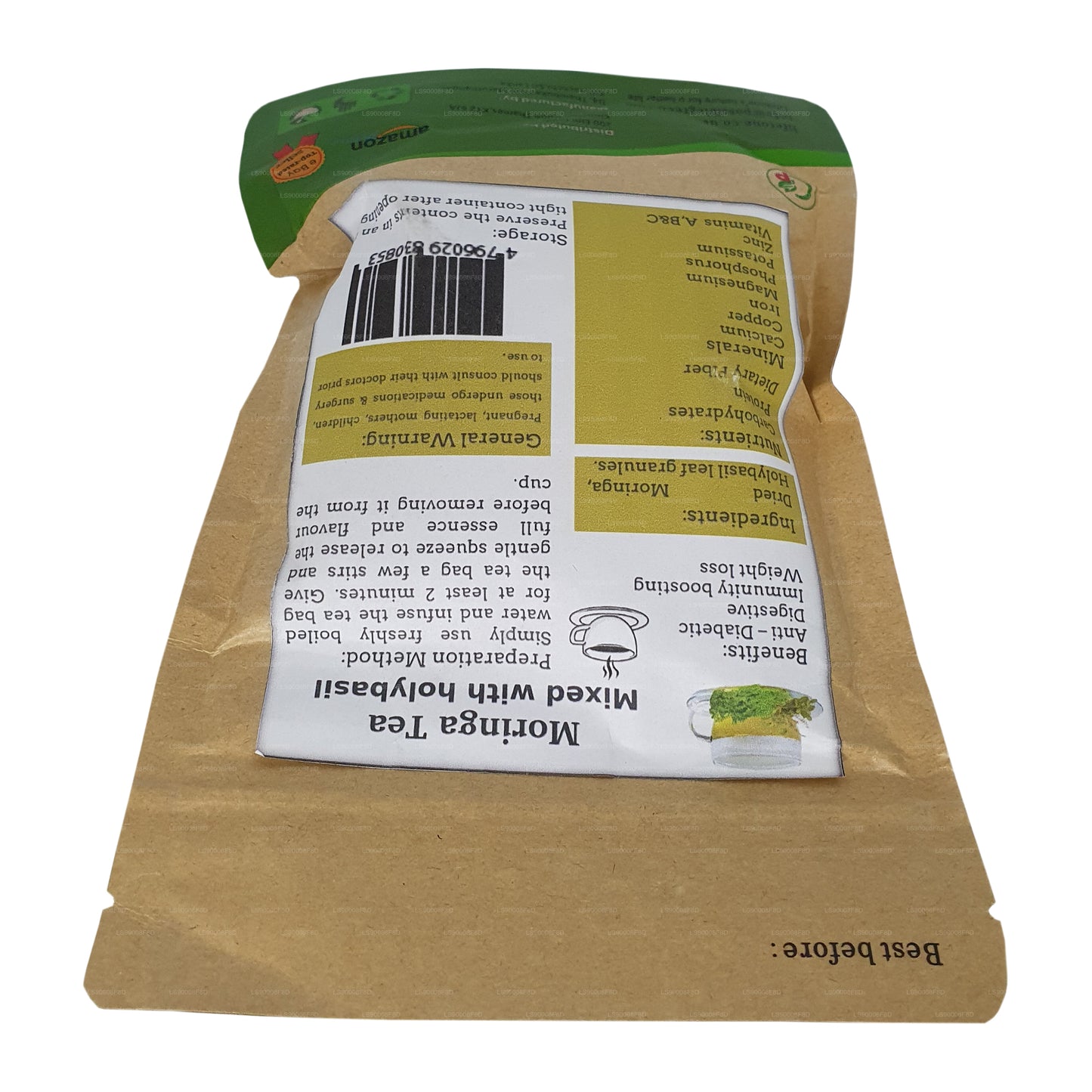 Lifetone Moringa Holy Basil Tea (40g)