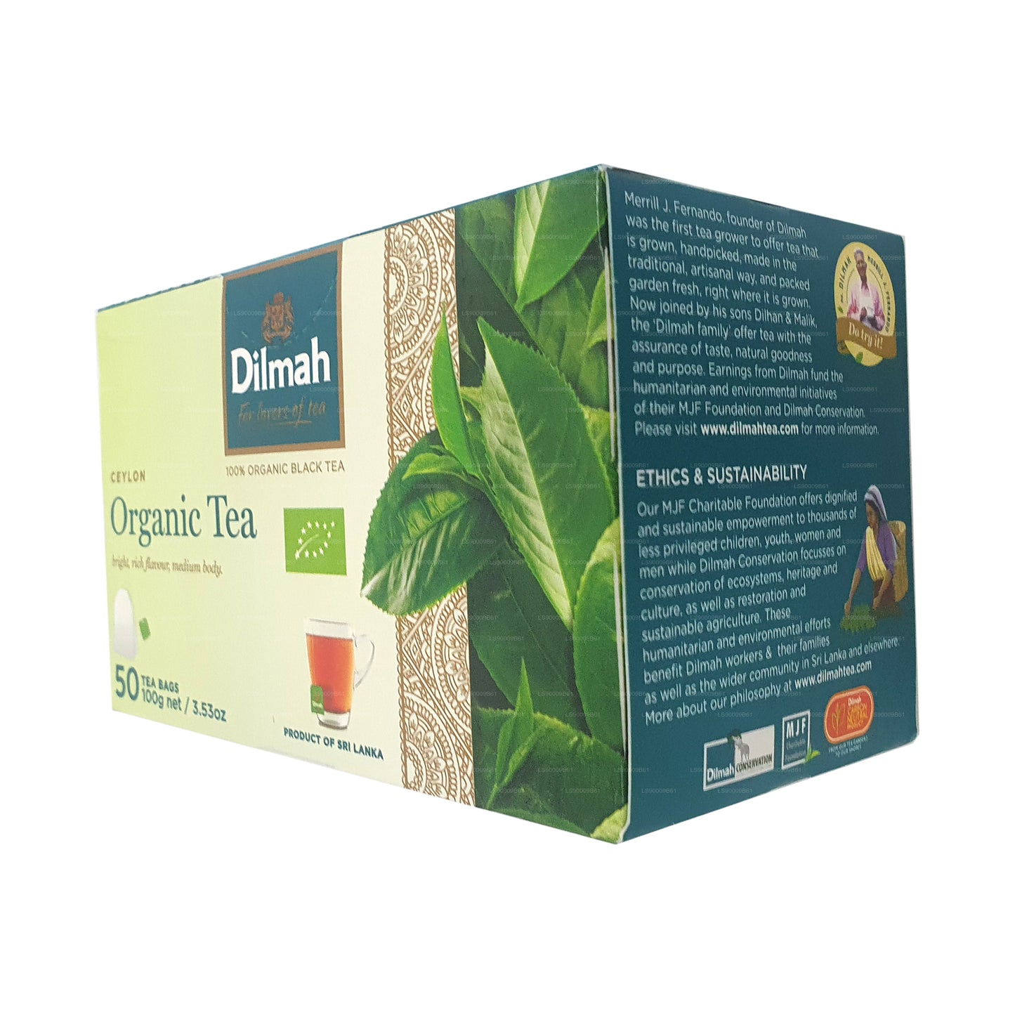 Dilmah 有机茶 (100g) 50 个茶包