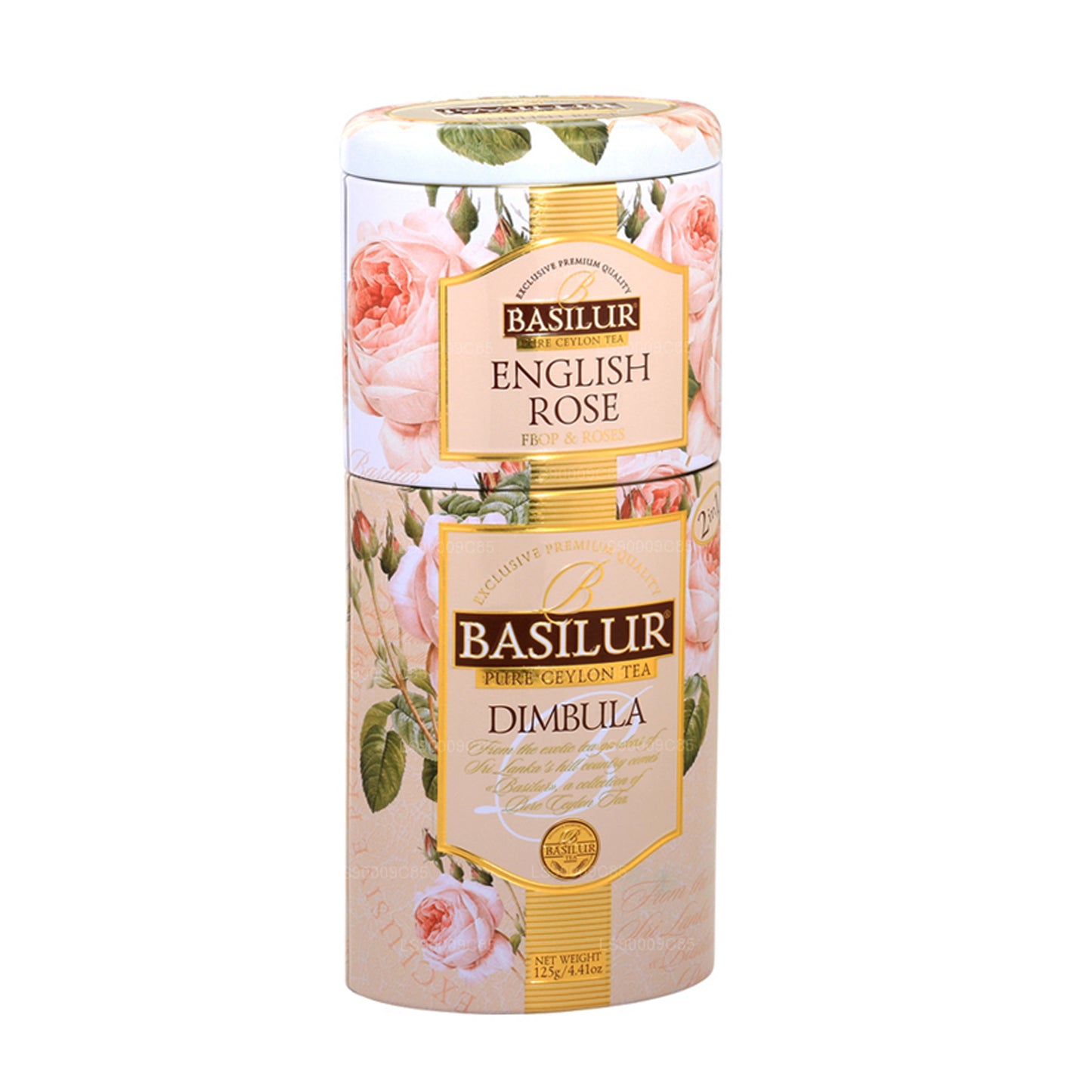 Basilur Fruits and Flowers "English Rose / Dimbula" (125g) Caddy