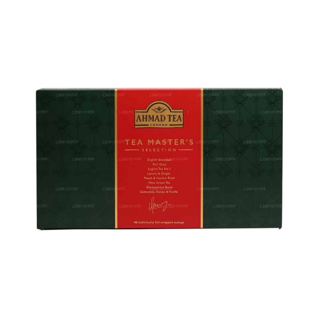 Ahmad Tea Master’S Selection (96g) 48 Foil Tea Bags - Red and Green