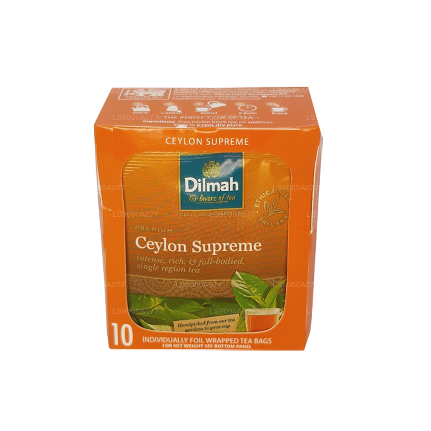 Dilmah Ceylon Supreme 10 个茶包 (20 克)