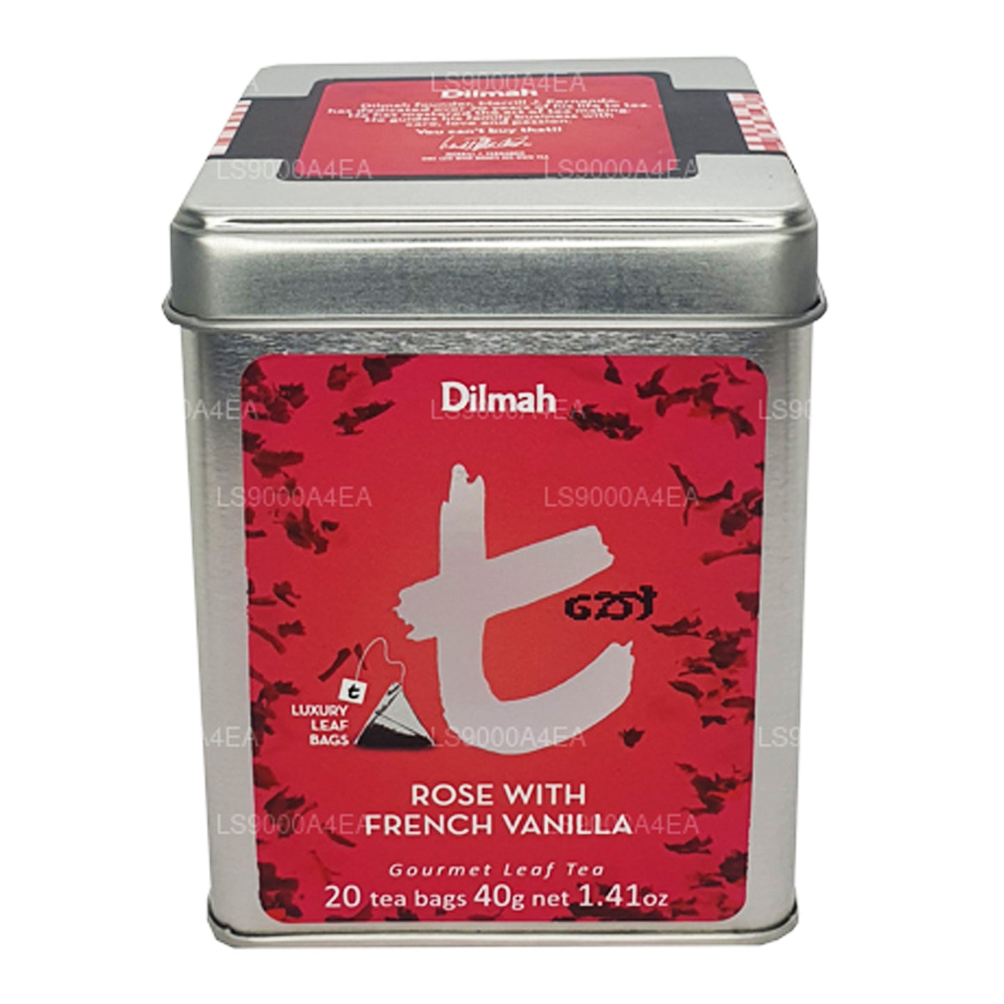 Dilmah T 系列玫瑰配法国香草 20 茶包叶茶 (40g)