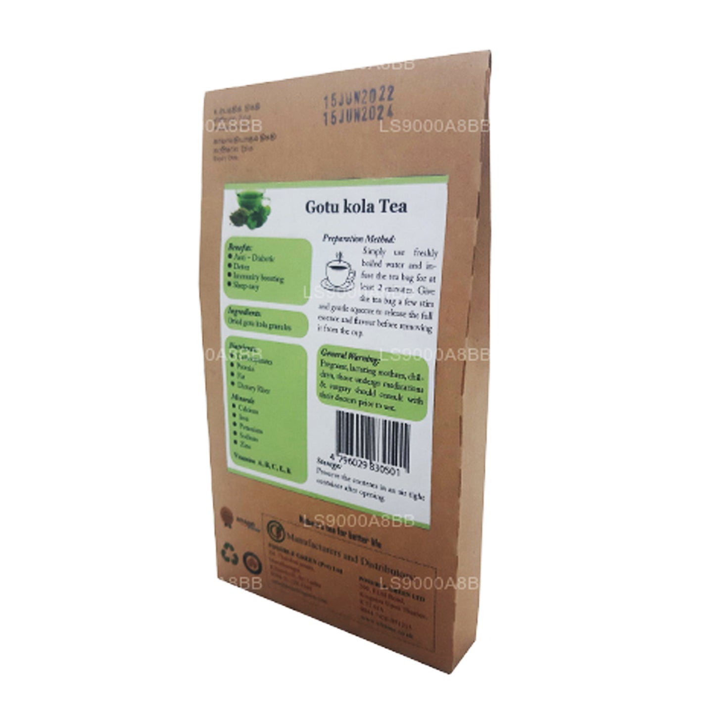 Lifetone Gotukola 茶 (30g)