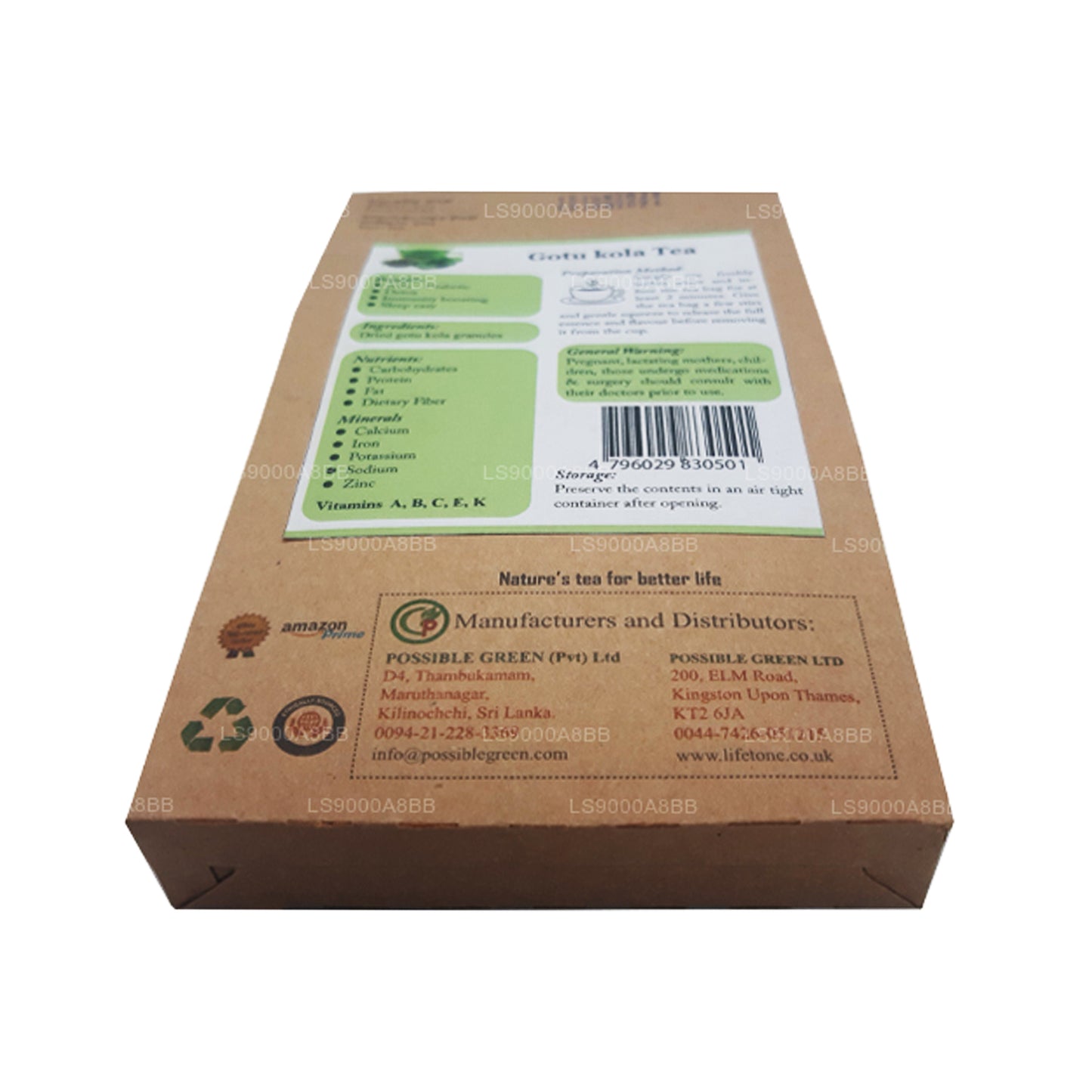 Lifetone Gotukola 茶 (30g)