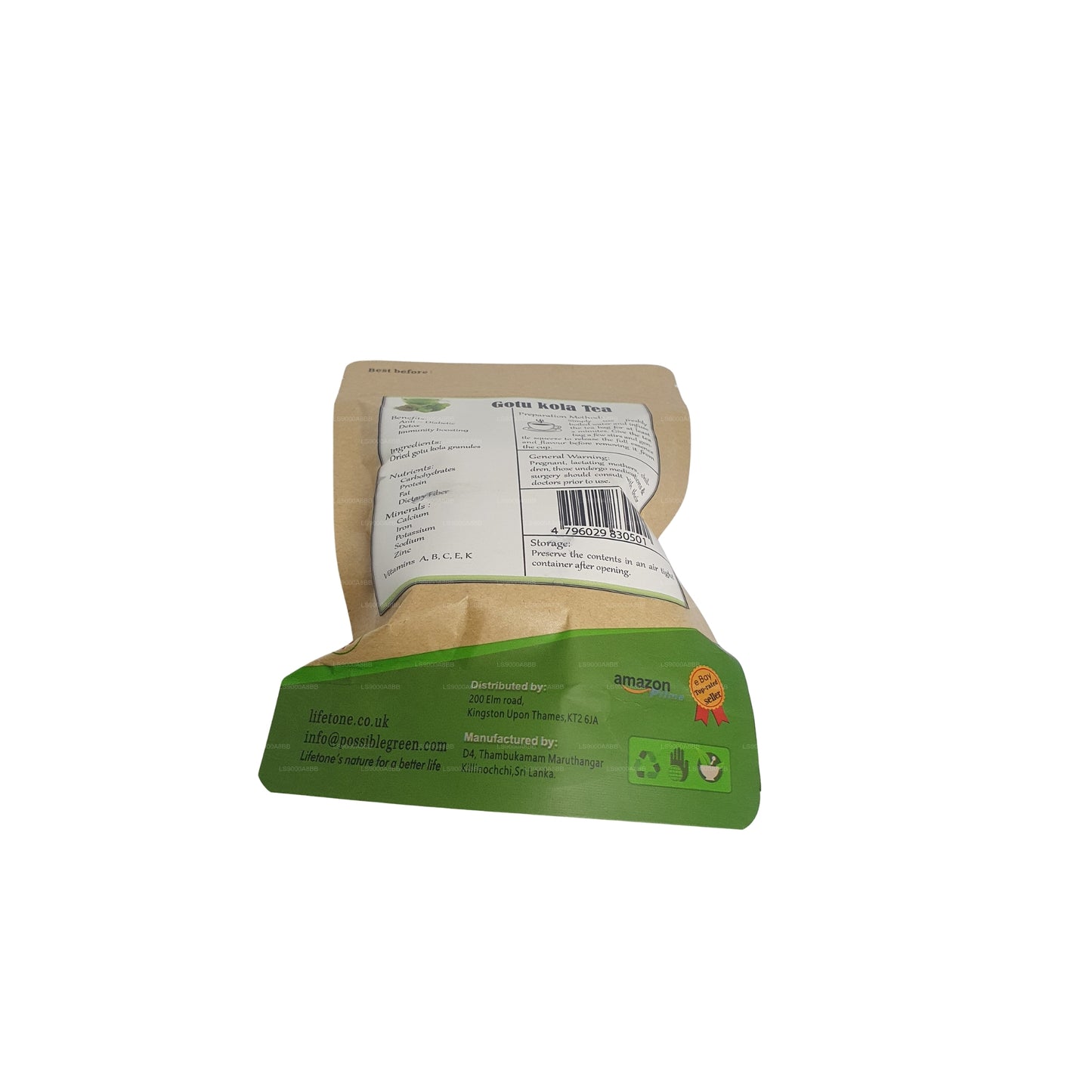 Lifetone Gotukola 茶 (30g)