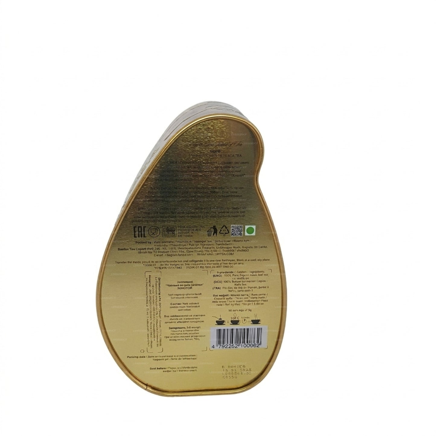 Basilur Island of Tea “Gold”（100g）Caddy