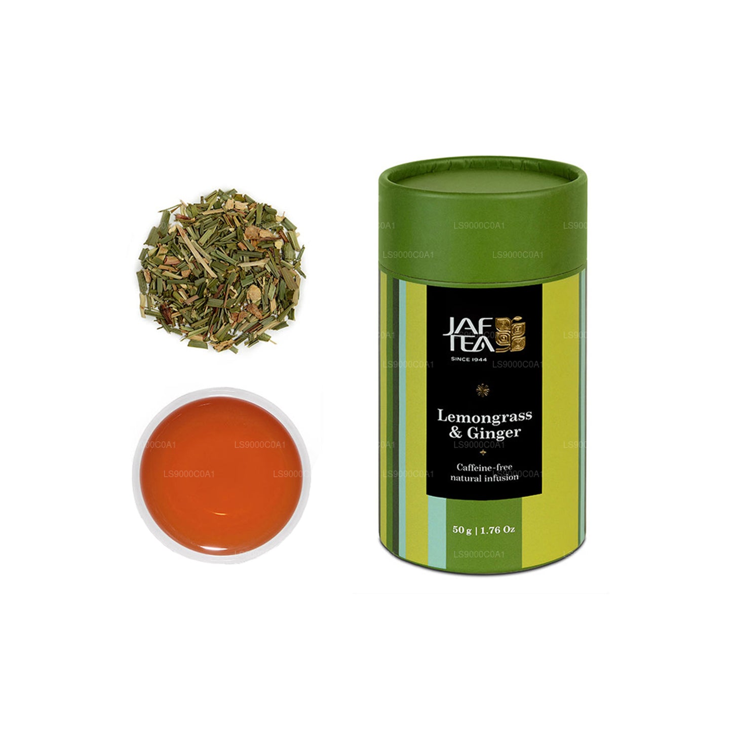 Jaf Tea Lemongrass & Ginger Leaf 茶罐 (50g)