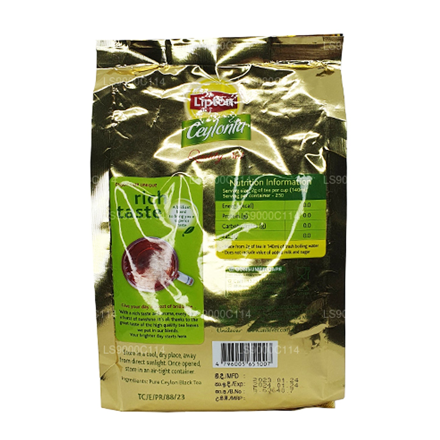 Lipton Ceylonta 茶叶 (500 克)