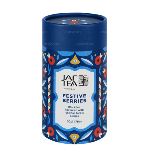 Jaf Tea 节日浆果-用甜美的森林浆果罐装调味的红茶 (50g)