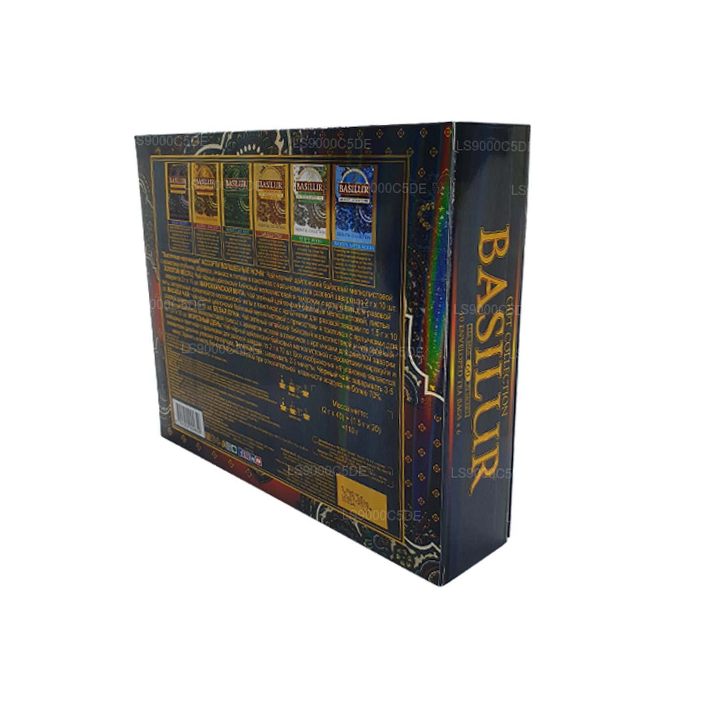 Basilur 各种东方礼品系列 (110 克) 60 个信封茶包