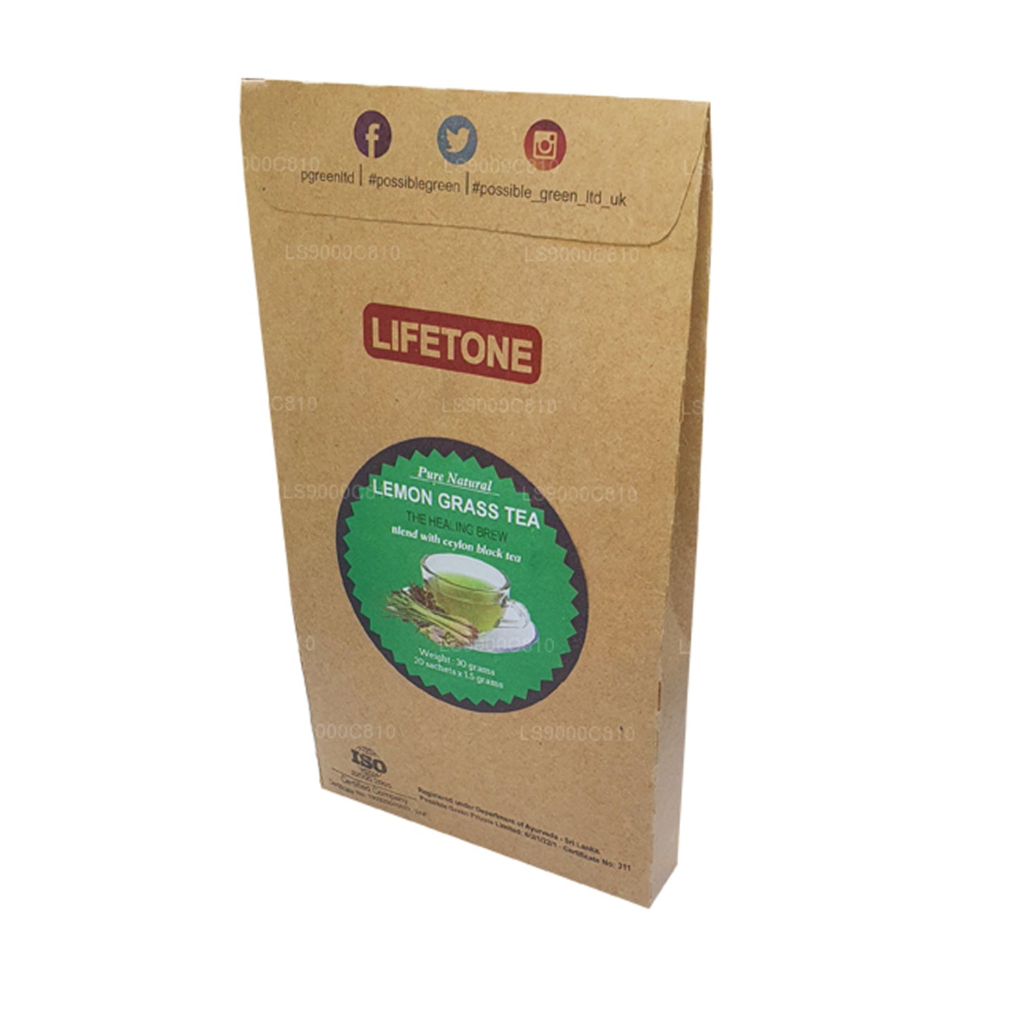 Lifetone 柠檬草茶 (30 克)