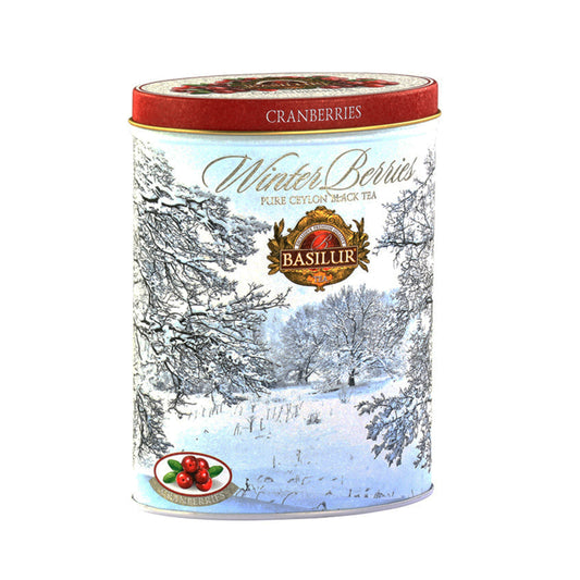 Basilur Winter Berries “蔓越莓”（100 克）罐装