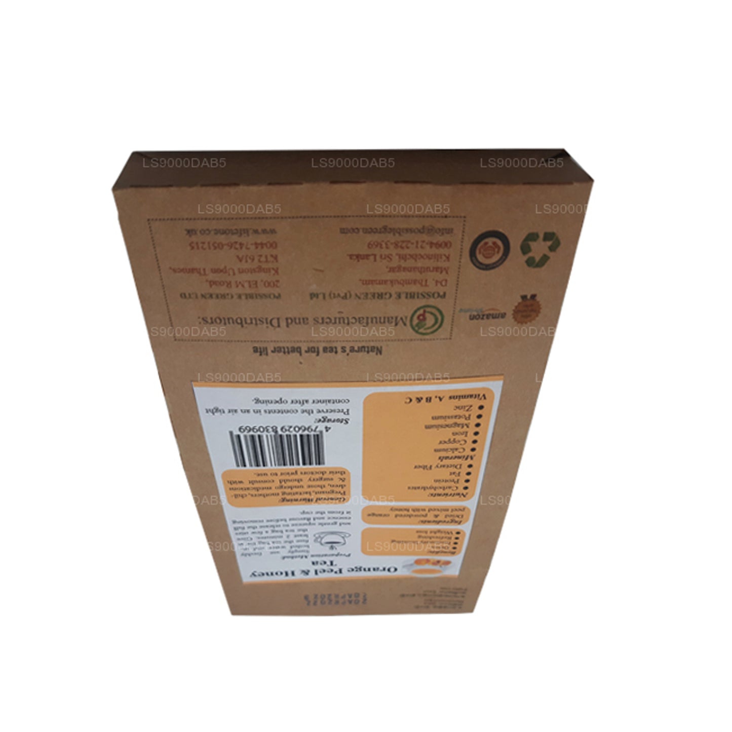 Lifetone Orange Peel Tea (40g) 20 Tea Bags