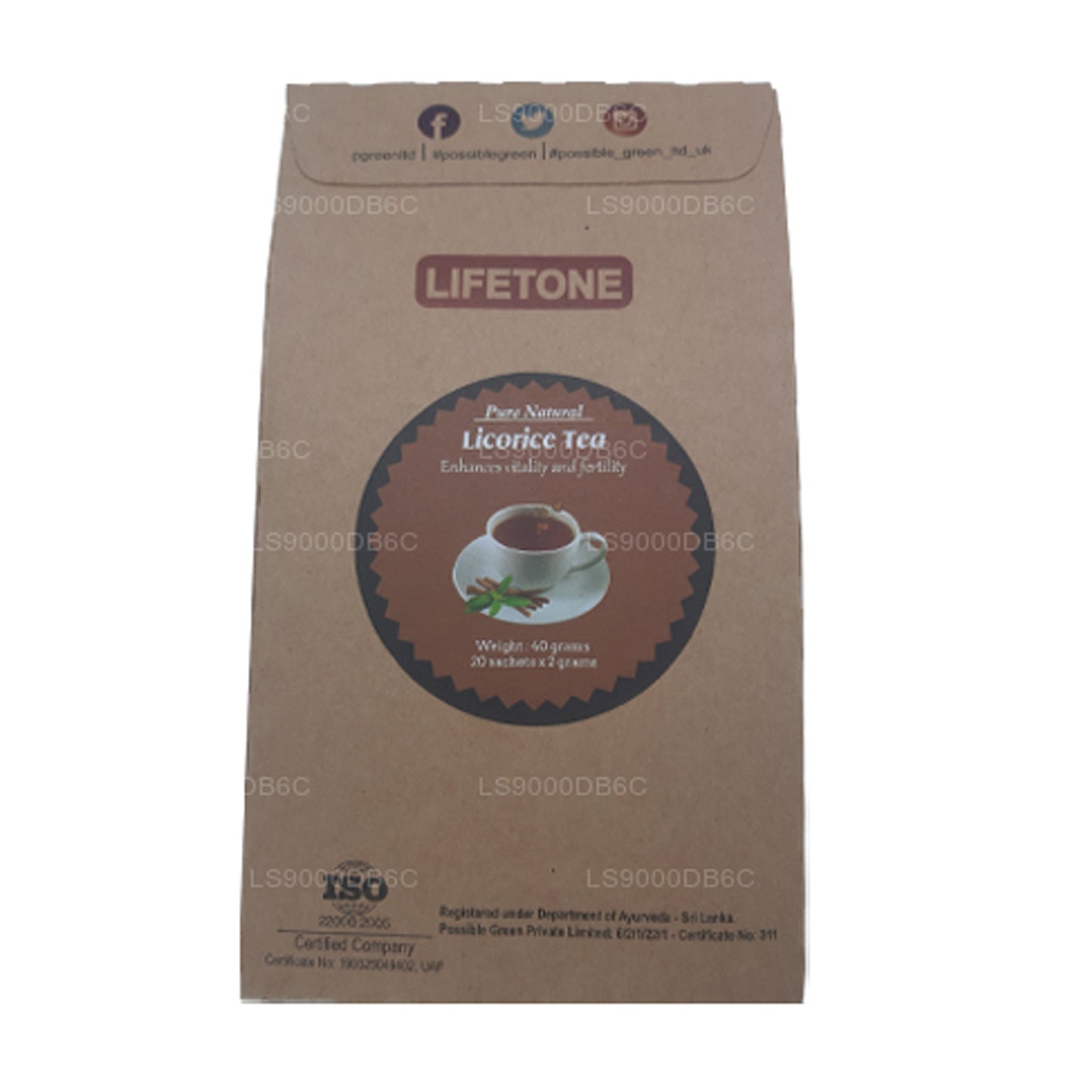 Lifetone 甘草茶 (40 克)