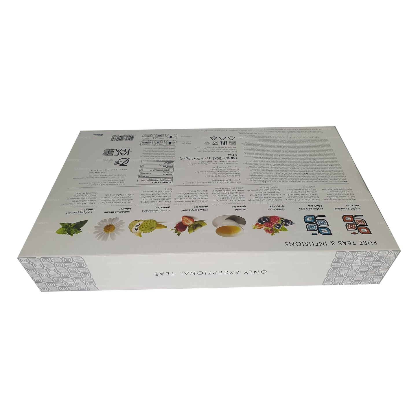 Jaf Tea Pure Teas 和输液 (145 克) 80 个茶包