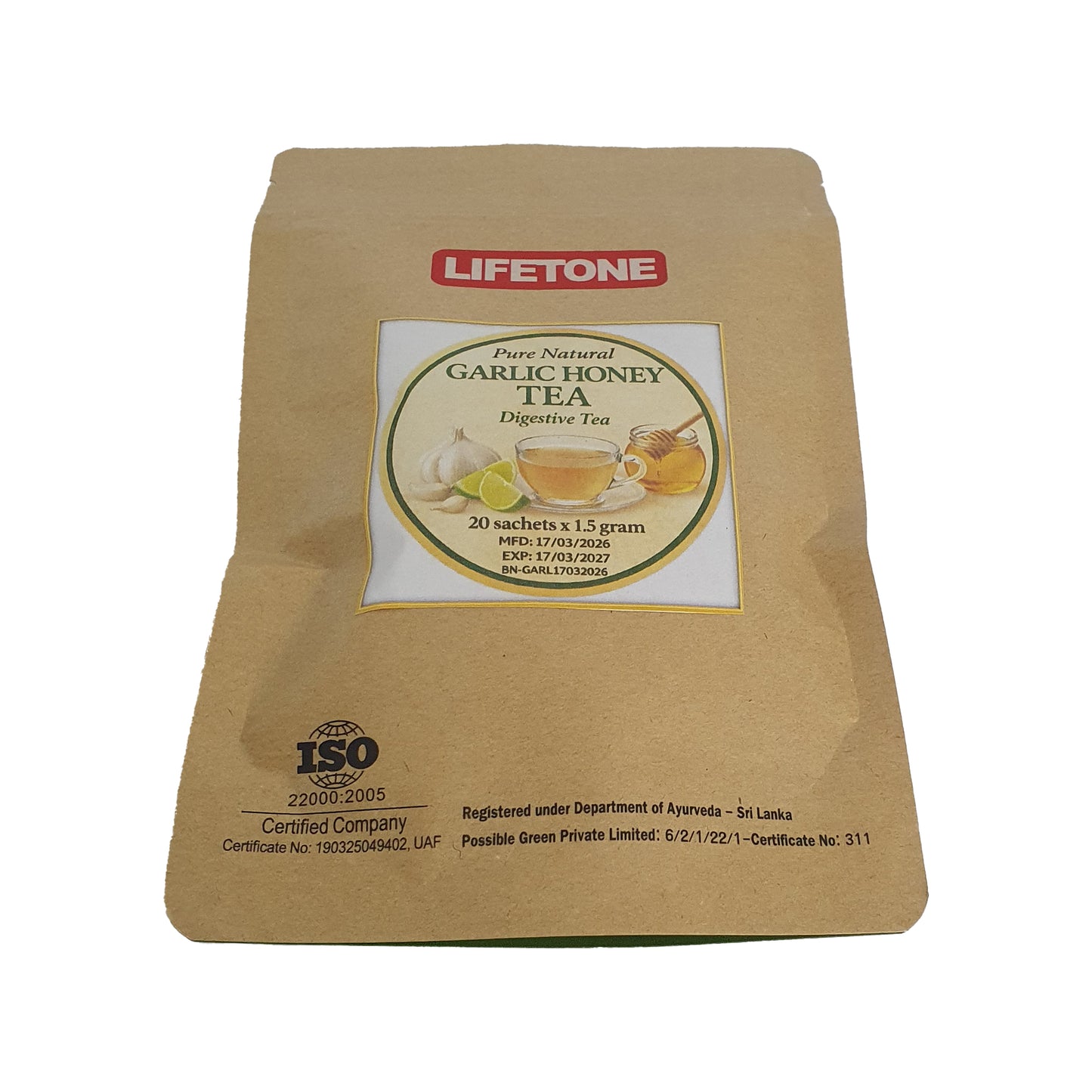 Lifetone 大蒜蜂蜜茶 (40g)