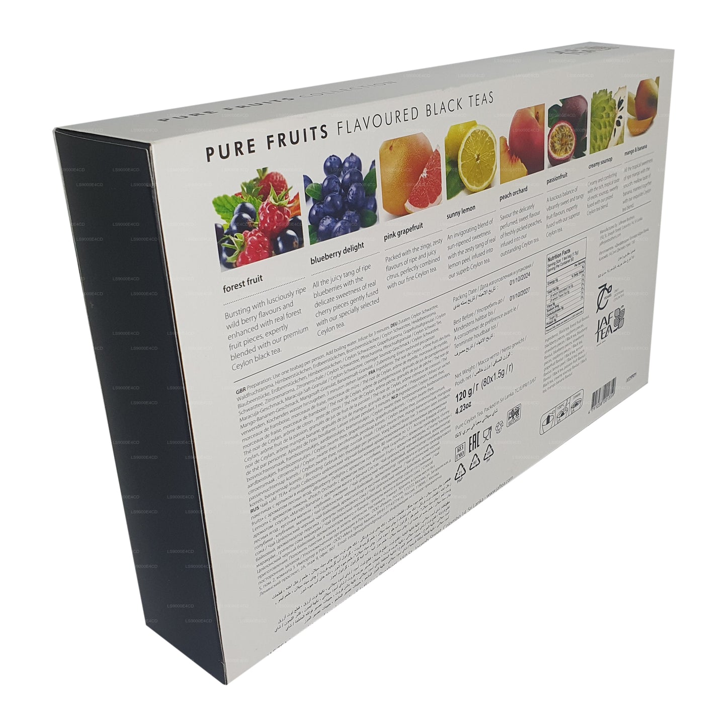 Jaf Tea Pure Fruits 系列 (120 克) 80 个茶包