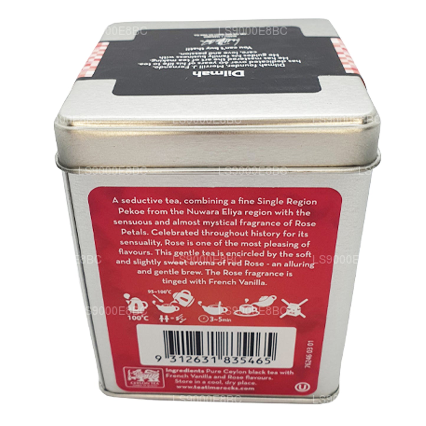 Dilmah T 系列玫瑰配法国香草散叶茶 (100 g)