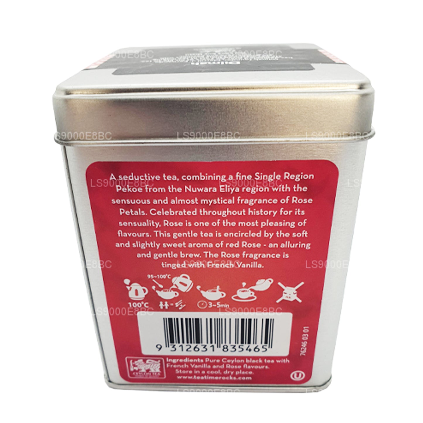 Dilmah T 系列玫瑰配法国香草散叶茶 (100 g)