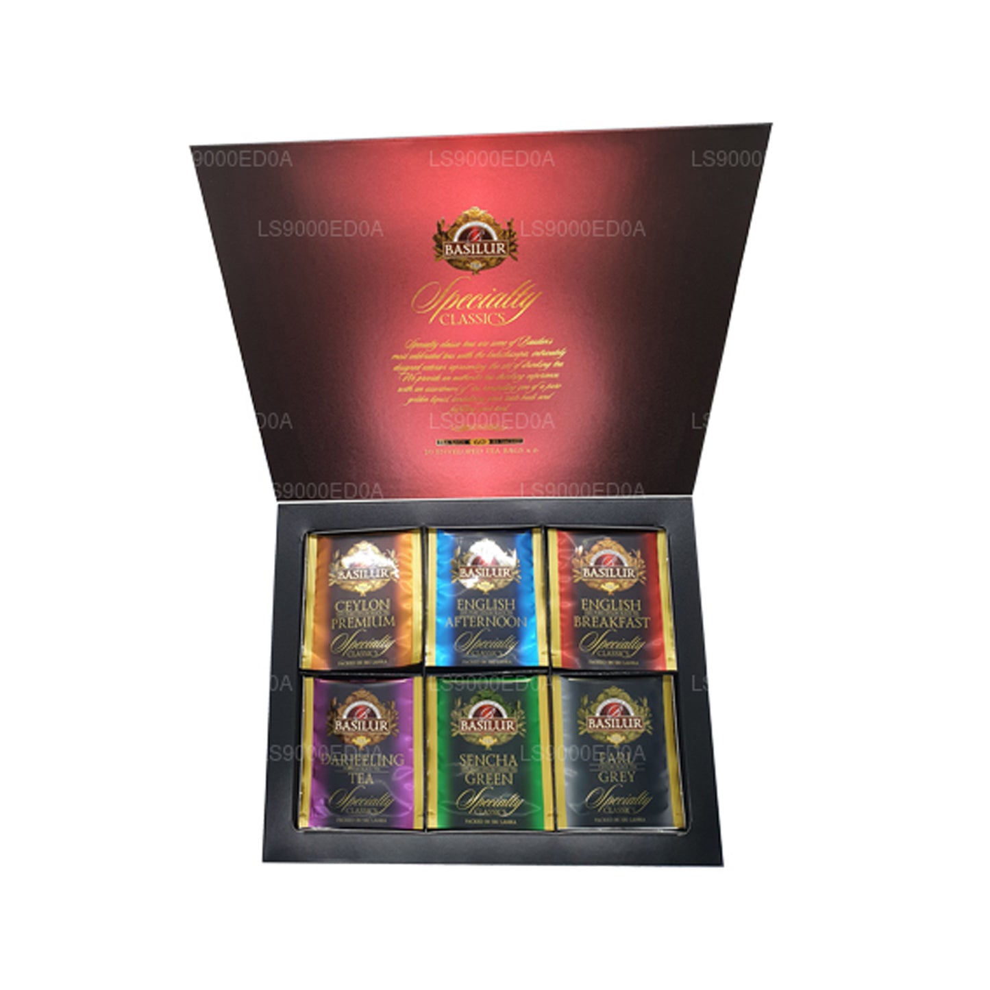 Basilur Giftbox 各式特色经典款 (115 克) 60 个封装茶包