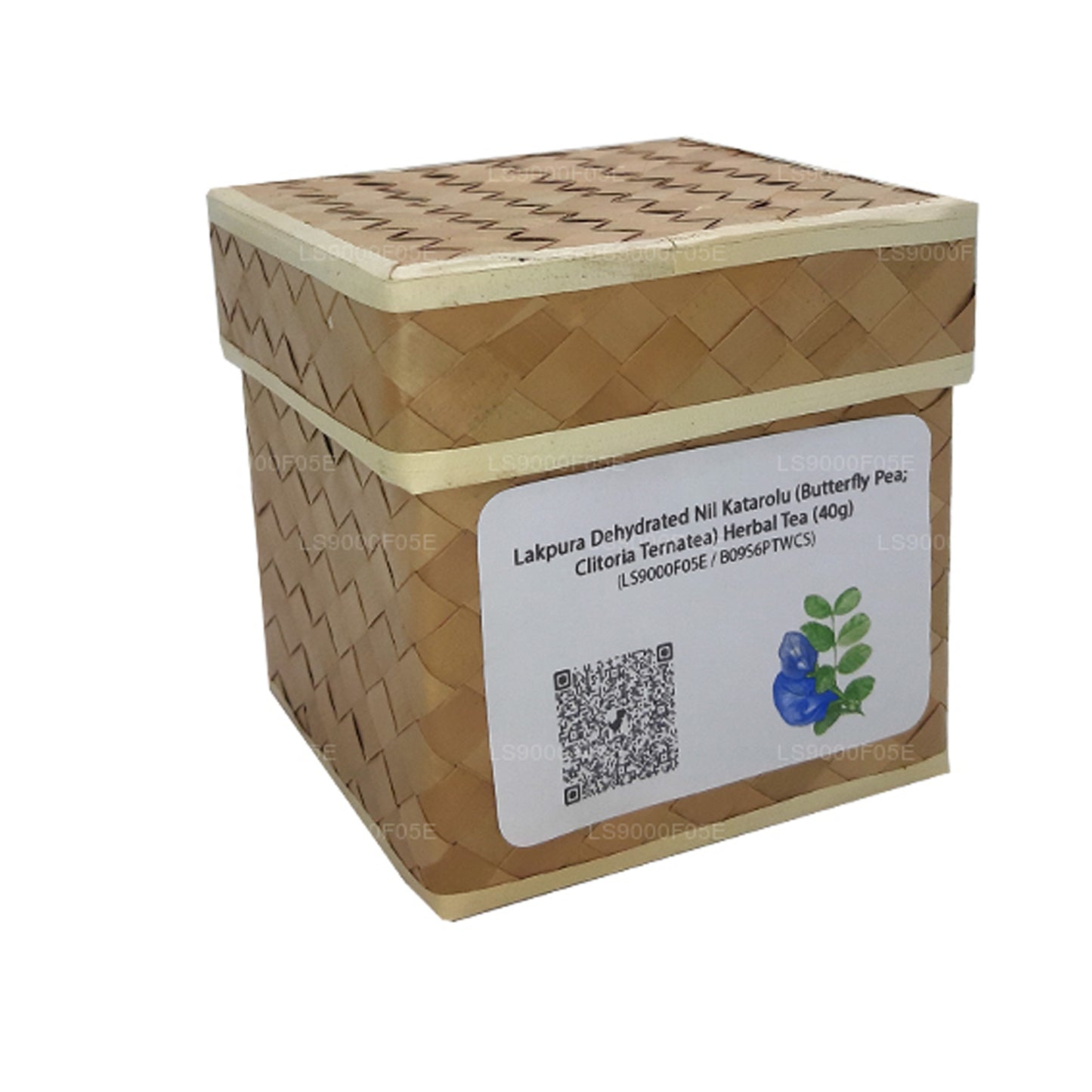 Lakpura 脱水 Nil Katarolu（Butterfoldy Pea；Clitoria Ternatea）凉茶（40 克）