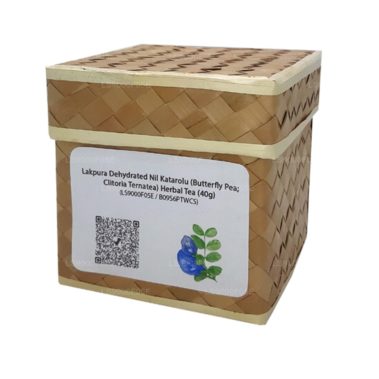 Lakpura 脱水 Nil Katarolu（Butterfoldy Pea；Clitoria Ternatea）凉茶（40 克）