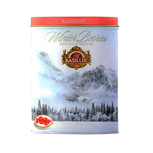 Basilur Winter Berries “Barberries”（100 克）罐装