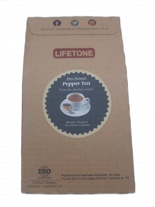 Lifetone Pepper Tea (40g) 20 Tea Bags