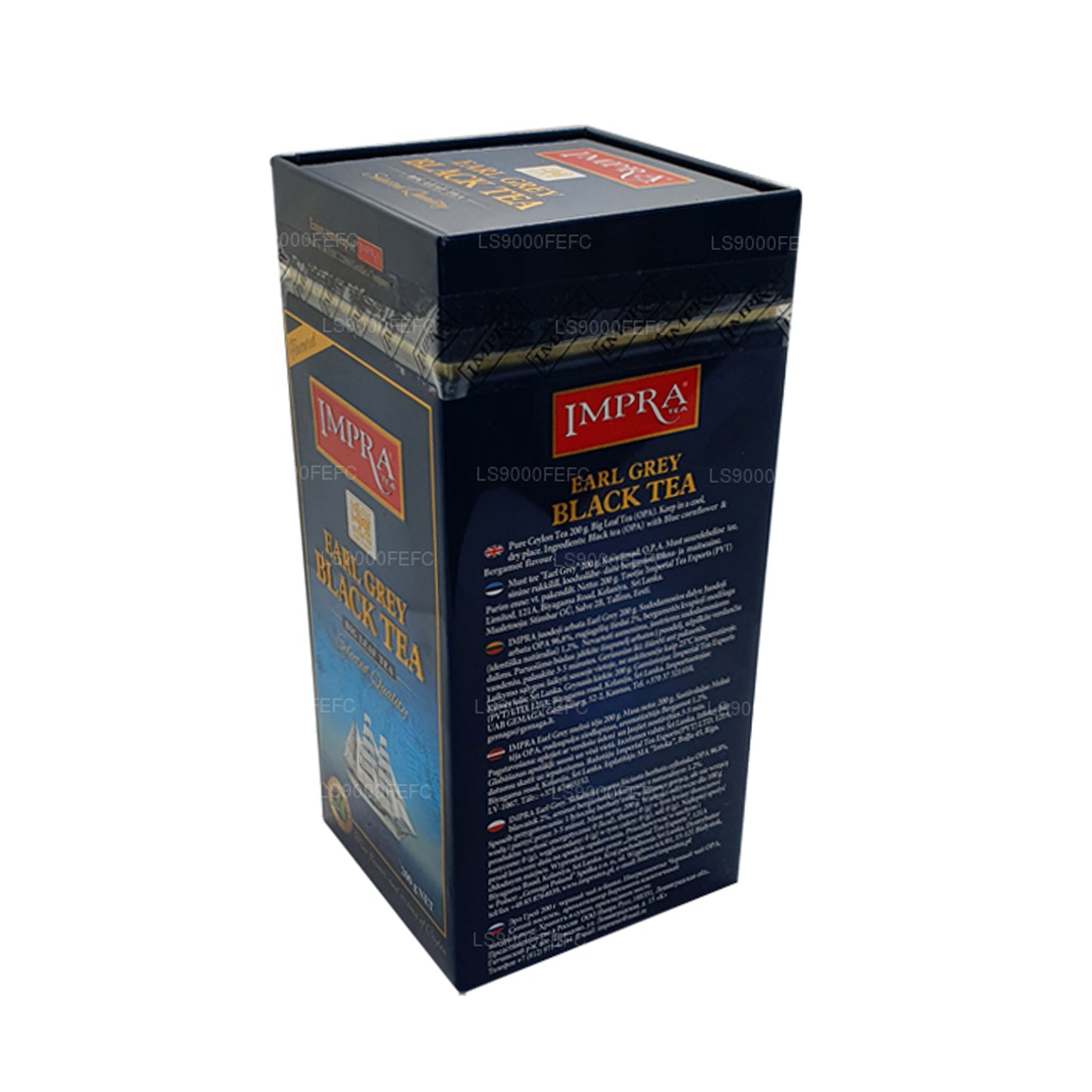 Impra Earl Grey Big Leaf (200 g) Meatal Caddy