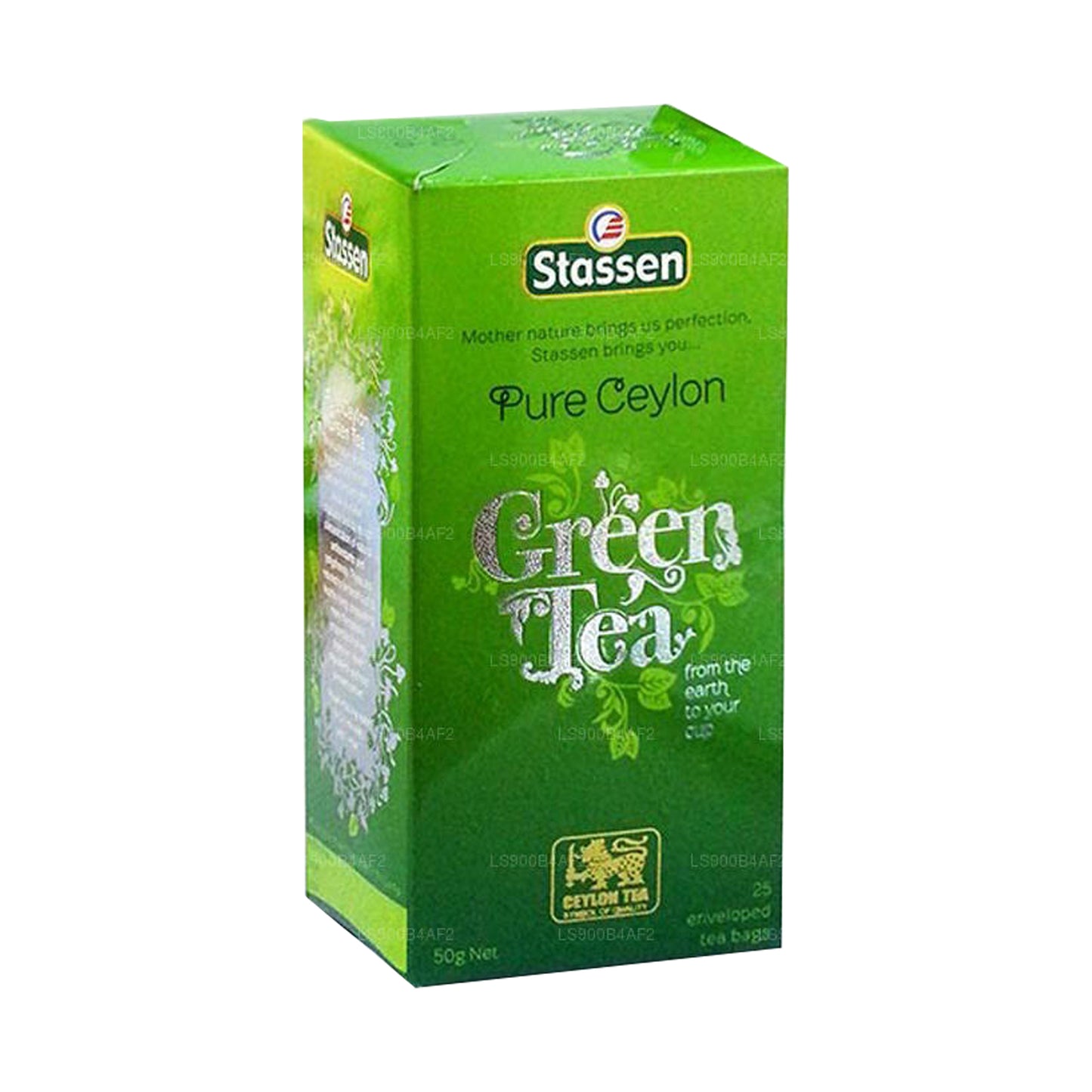 Stassen Pure Ceylon Green Tea (50g) 25 Tea Bags Pack Of 4