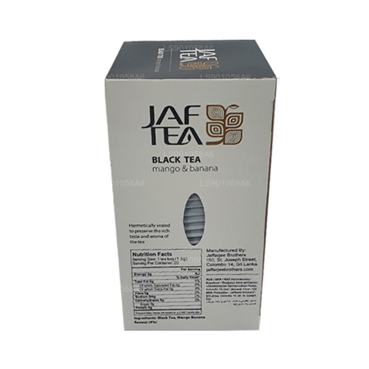 Jaf Tea Pure Fruits 系列红茶芒果香蕉 (30g) 20 个茶包