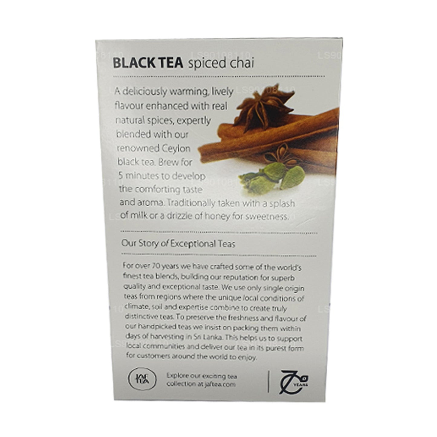 Jaf Tea Pure Spice Collection 红茶五香柴酒 (40g) 20 个茶包