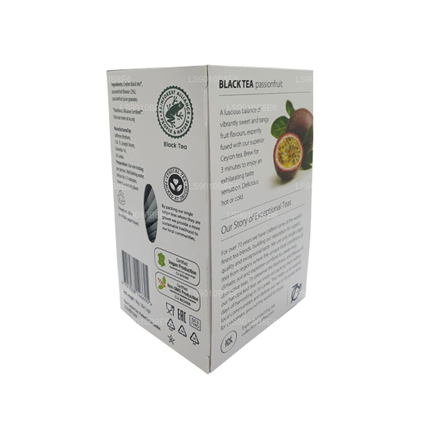 Jaf Tea Pure Fruits Collection 红茶百香果铝箔信封茶包 (30g)