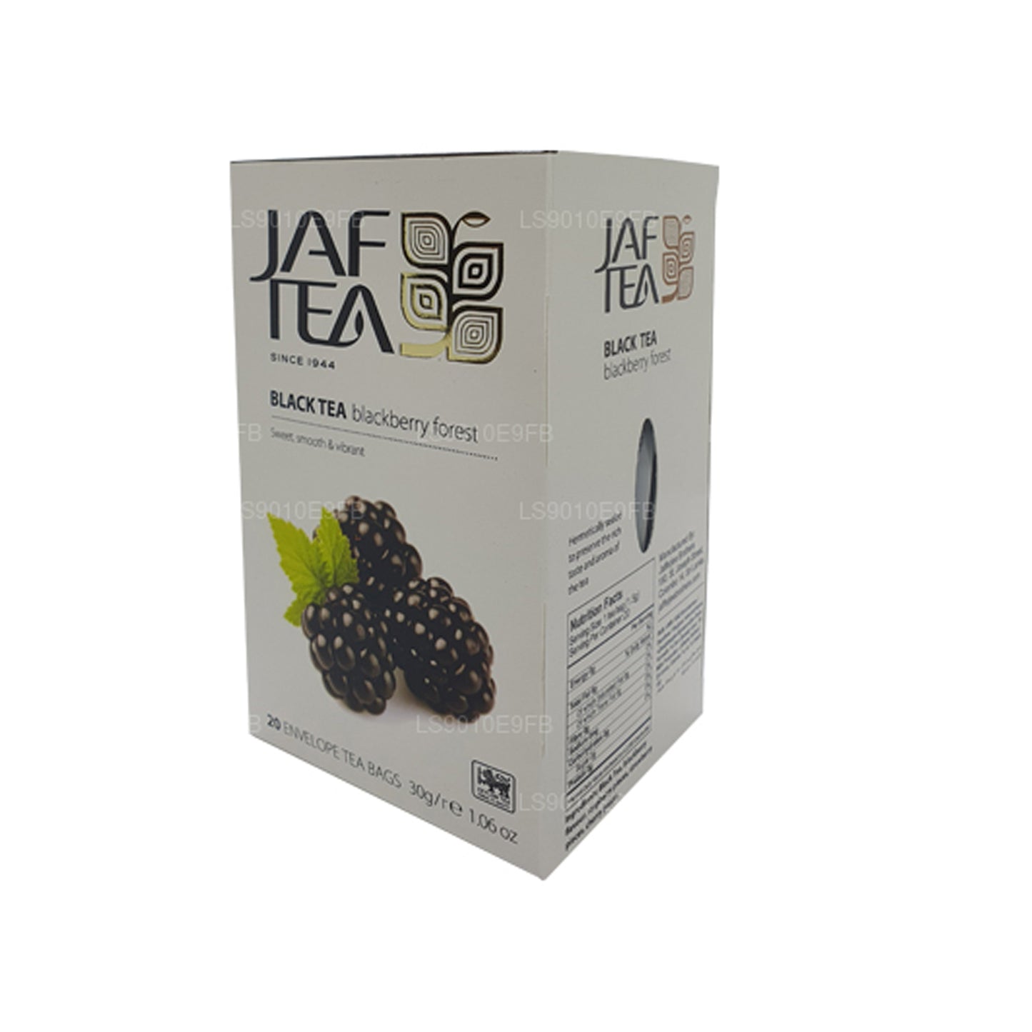 Jaf Tea Pure Fruits Collection 红茶黑莓森林铝箔信封茶包 (30g)