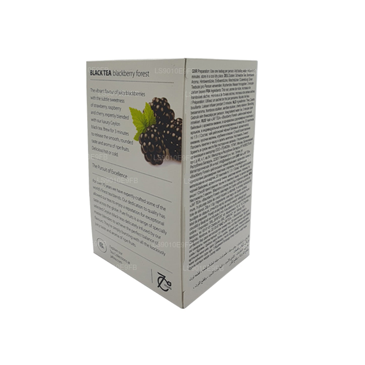 Jaf Tea Pure Fruits Collection 红茶黑莓森林铝箔信封茶包 (30g)