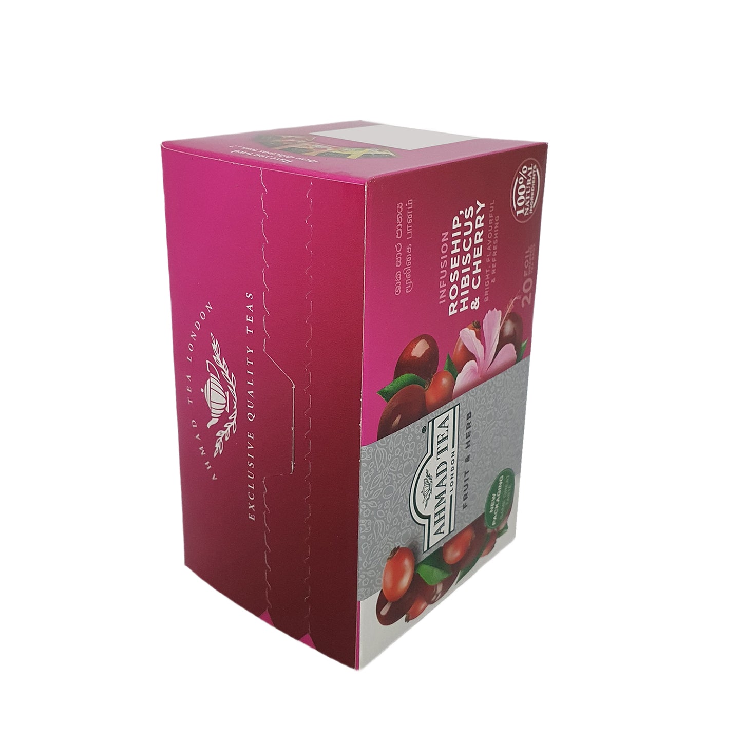 Ahmad Rosehip、Hibiscus and Cherry (40g) 20 个铝箔茶包