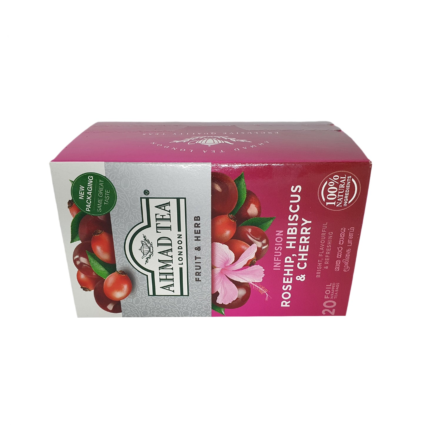 Ahmad Rosehip、Hibiscus and Cherry (40g) 20 个铝箔茶包