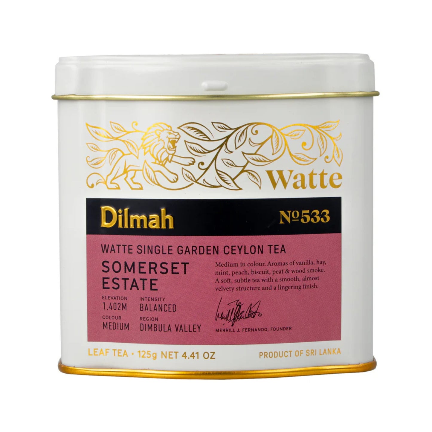 Dilmah Uda Watte 散叶茶 (125 克)