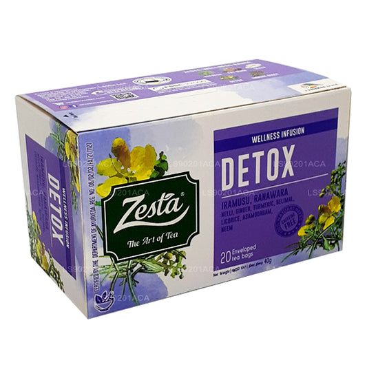 Zesta Detox Iramusu，Ranawara (40g) 20 个茶包