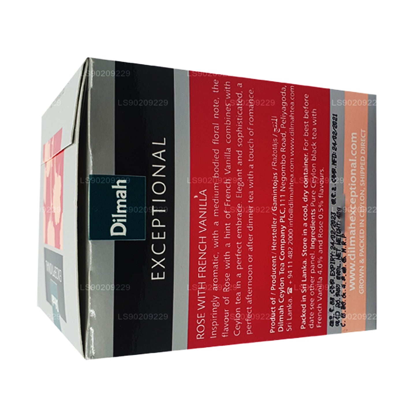 Dilmah Excelerive Rose 含法国香草 (40g) 20 个茶包