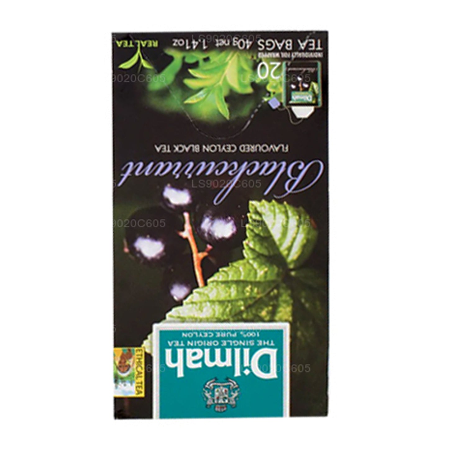 Dilmah 黑醋栗味茶 (40g) 20 茶包