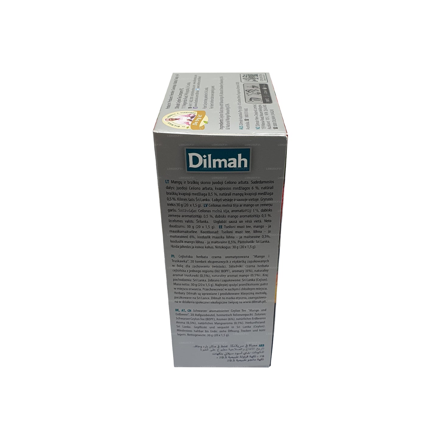 Dilmah 芒果草莓味茶 (30g) 20 个茶包