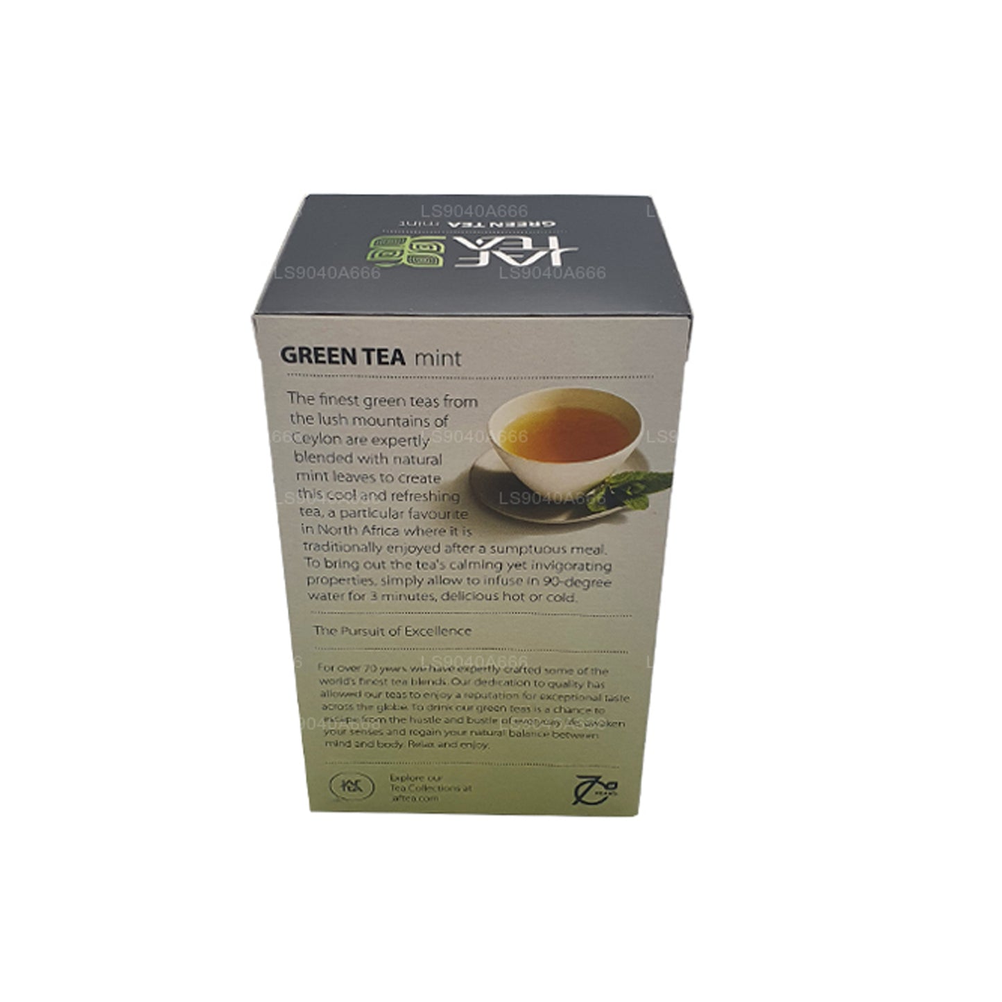 Jaf Tea Pure Green Collection 绿茶薄荷铝箔信封茶包 (40g)