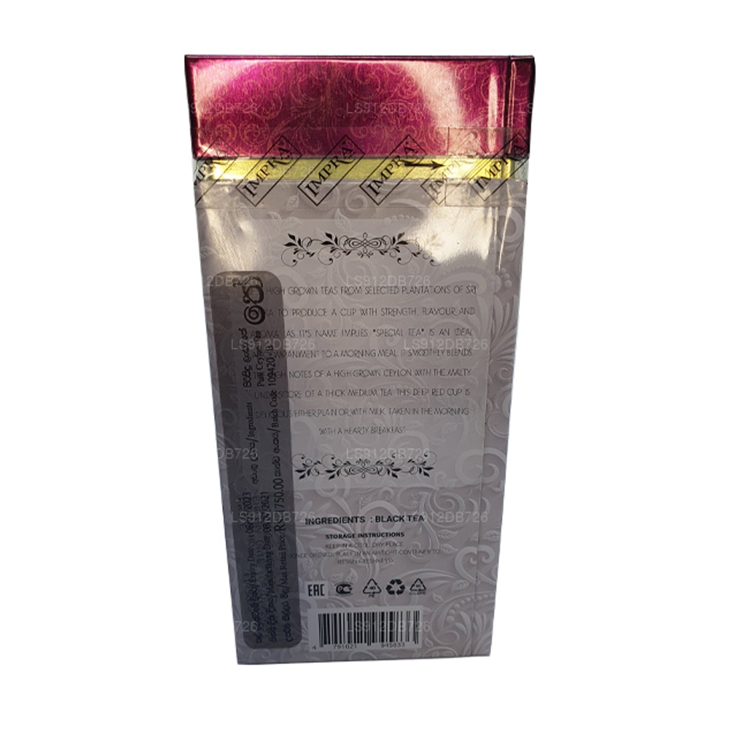 Impra 独家特制橙色 Pekoe Big Leaf Tea (200 g)