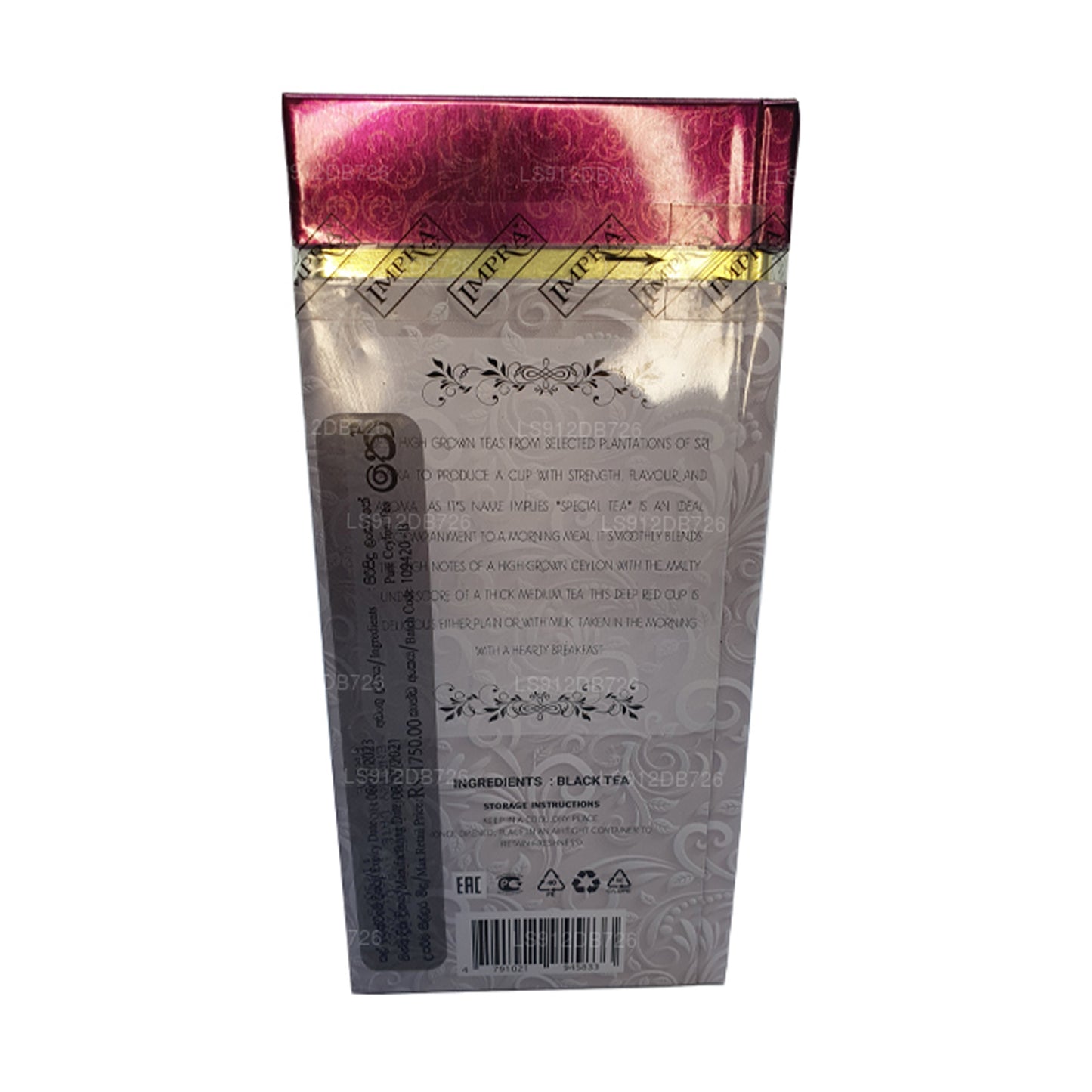 Impra 独家特制橙色 Pekoe Big Leaf Tea (200 g)